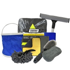 Kit para limpeza de carros 9 pe�as - Pro Chatou