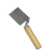 Espatula em aço inox de canto interno para drywall