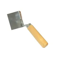 Espatula em aço inox de canto externo para drywall