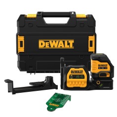 Nível a laser verde a bateria 2 linhas 85 m Sem Bateria - DCLE34020GB Nível a laser verde a bateria 2 linhas 85 m Sem Bateria - DCLE34020GB