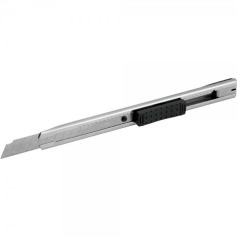 Estilete estreito 9 mm metal trava deslizante Estilete estreito 9 mm metal trava deslizante