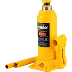 Macaco hidrulico tipo garrafa capacidade de 8 toneladas amarelo