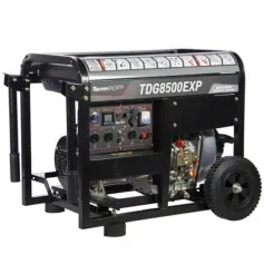 Gerador de energia 7 Kva a diesel partida elétrica bivolt - TDG8500EXP