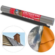 Manta termica para telhado em alumnio dupla face 1,20 x 41,67m 50m - DRYKOFOIL