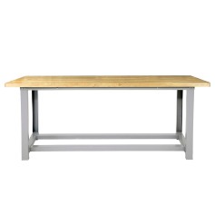 Bancada modular com tampo pinus bicolado envernizado - 2200-MP1 Bancada modular com tampo pinus bicolado envernizado - 2200-MP1