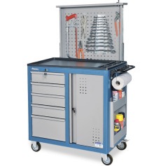 Carrinho para ferramentas fechado com 5 gavetas - CR-73 Carrinho para ferramentas fechado com 5 gavetas - CR-73