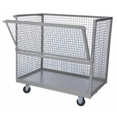 Carro plataforma fechado com tela - TM-65 Carro plataforma fechado com tela - TM-65