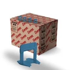 Espaçador e nivelador para piso 1,0 mm com 500 peças - ECO