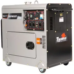 Gerador de energia 6 Kva a diesel cabinado bivolt partida elétrica com AVR - TDG7000SEXP