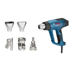 Soprador térmico 2000W 50 a 630°C 2 estágios com acessórios - GHG 20-63