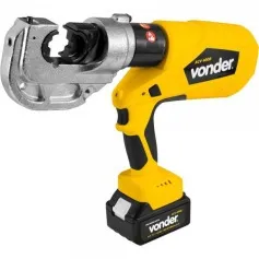 Alicate crimpador hidráulico a bateria 18V com 2 baterias e acessórios - ACV 400B
