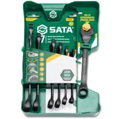 Jogo de chave combinada 8 a 17 mm multiencaixe 7 peças - Speedy X6
