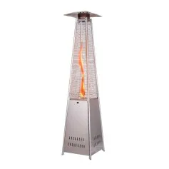 Aquecedor de Ambiente Externo a Gás Pirâmide inox - NI48PI