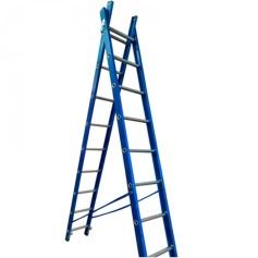 Escada de fibra de vidro 9 / 16 degraus 2,80 x 5,0 m modelo multiuso - TEAFP Escada de fibra de vidro 9 / 16 degraus 2,80 x 5,0 m modelo multiuso - TEAFP