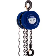 Talha manual com capacidade de 500 kg e 5 metros de corrente - TA-2