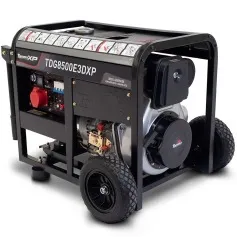 Gerador de energia 7,5 kva a diesel partida elétrica trifásico - TDG8500E3DXP