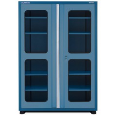 Arm�rio para ferramentas com 5 prateleiras e portas de vidro - AM-1001