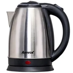 Chaleira elétrica 1,8 litros 900 watts em aço inox - AKL 0150