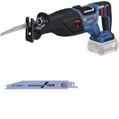 Serra sabre a bateria 18V Brushless com lâminas Sem Bateria - GSA 185-LI