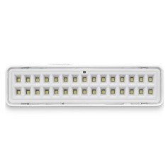 Luminária de emergência 30 Leds branca - 48LEM30L0000 Luminária de emergência 30 Leds branca - 48LEM30L0000