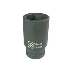 Soquete sextavado de impacto longo 32 mm encaixe 3/4