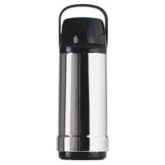 Garrafa térmica de pressão 1,0 litro Metalizada - GLT Garrafa térmica de pressão 1,0 litro Metalizada - GLT