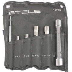 Jogo de chave tubular sextavada 6 a 19 mm a�o cromo van�dio - 1377855