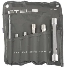 Jogo de chave tubular sextavada 6 a 19 mm aço cromo vanádio - 1377855