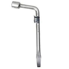 Chave de roda tipo L com espátula 19 mm em aço carbono - 1422455