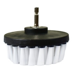 Escova rotativa para limpeza de estofados 120mm para furadeira e politriz M14