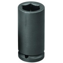Soquete sextavado de impacto longo 12 mm encaixe 1/2