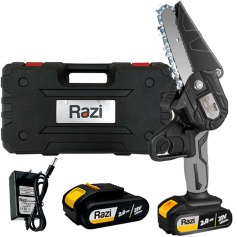 Motosserra a bateria 21V 2Ah com 2 baterias 24183 - RZ-SPB21