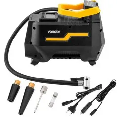 Compressor de ar automotivo 12V ou 127V/220V Bivolt Automático - CAV150