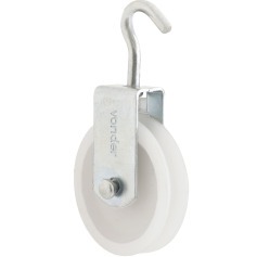 Roldana plstica com dimetro de 4 cm