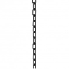 Corrente pl�stica para sinaliza��o 10 mm 10 m preta vonder