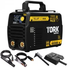 Inversora de solda 200A para Eletrodo e Tig lift com acessórios - TOUCH 200 MMA Pulse