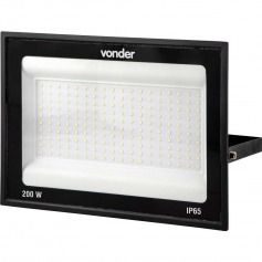 Refletor LED 200W 14.500 lúmens 6500K luz branca  Refletor LED 200W 14.500 lúmens 6500K luz branca