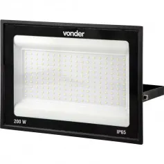 Refletor LED 200W 14.500 lúmens 6500K luz branca 