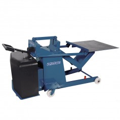 Carro com plataforma elevatória elétrico capacidade 600 kg - 4607 Carro com plataforma elevatória elétrico capacidade 600 kg - 4607