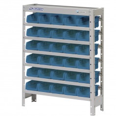Estante met�lica com 30 gavetas n� 3 azul - EP30/3A