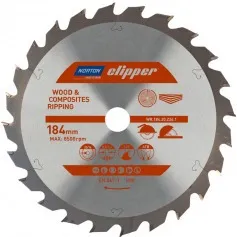Disco de serra para madeira 184 x 2.2 mm 24 dentes - Clipper