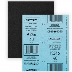 Folha de lixa para ferro 225 x 275 mm - K246 Folha de lixa para ferro 225 x 275 mm - K246