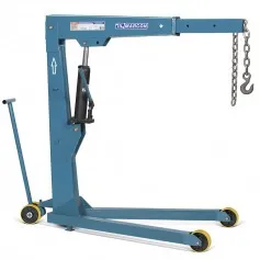 Guincho hidráulico capacidade 2 ton rodagem de poliuretano e prolongador - MGH-2CP                           
