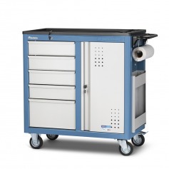 Carrinho para ferramentas fechado com 5 gavetas - CR-15