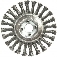 Escova circular ondulada latonada 152,4 x 19 mm Escova circular ondulada latonada 152,4 x 19 mm