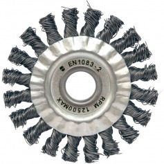 Escova de ao circular torcida 114,3 x 12,7 mm