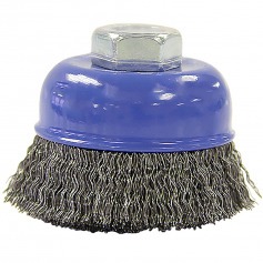 Escova de ao tipo copo ondulada 60 x 14 mm
