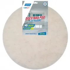 Disco lustrador de fibra para piso não abrasivo 350 mm