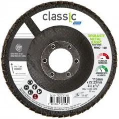 Disco de lixa flap disc 4.1/2