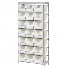 Estante metálica com 21 gavetas n° 7 branca - EF21/7B Estante metálica com 21 gavetas n° 7 branca - EF21/7B